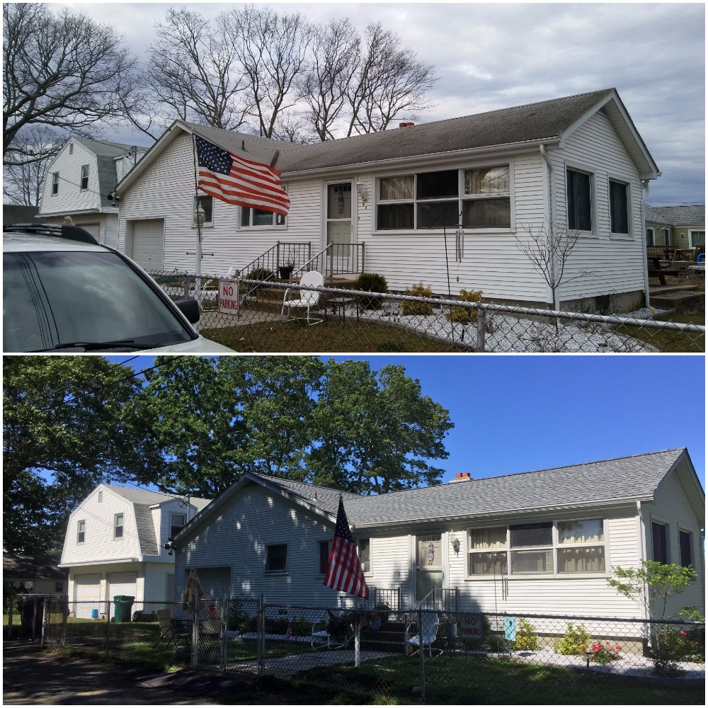Before and After Residential Roofing