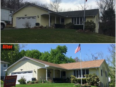 Before and After Roof Replacement
