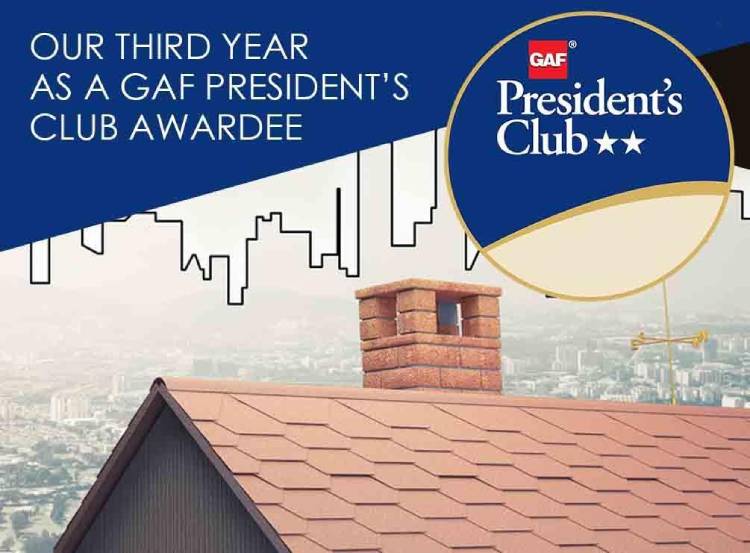 Our Third Year as a GAF Presidents Club Awardee