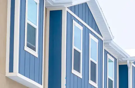 House with vertical siding