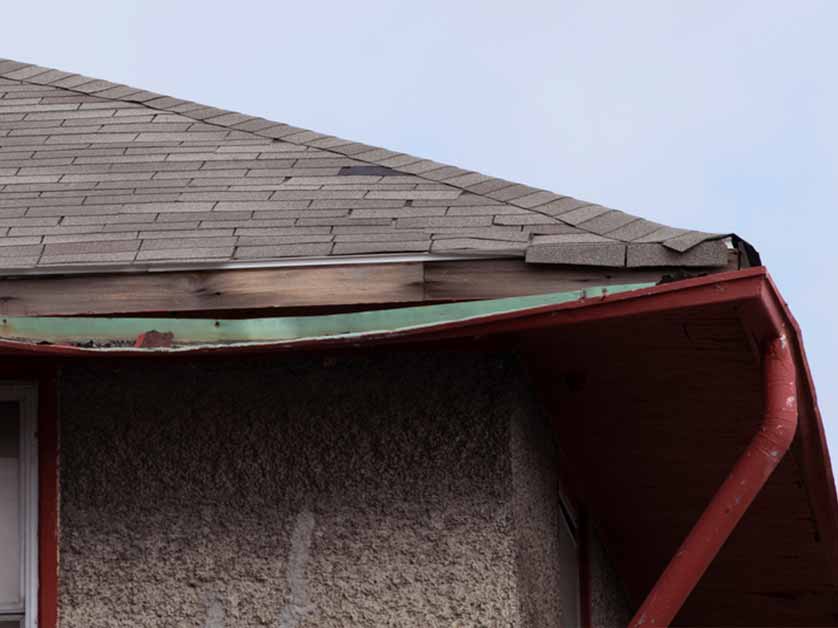 Wind Cause Damage to Your Gutters