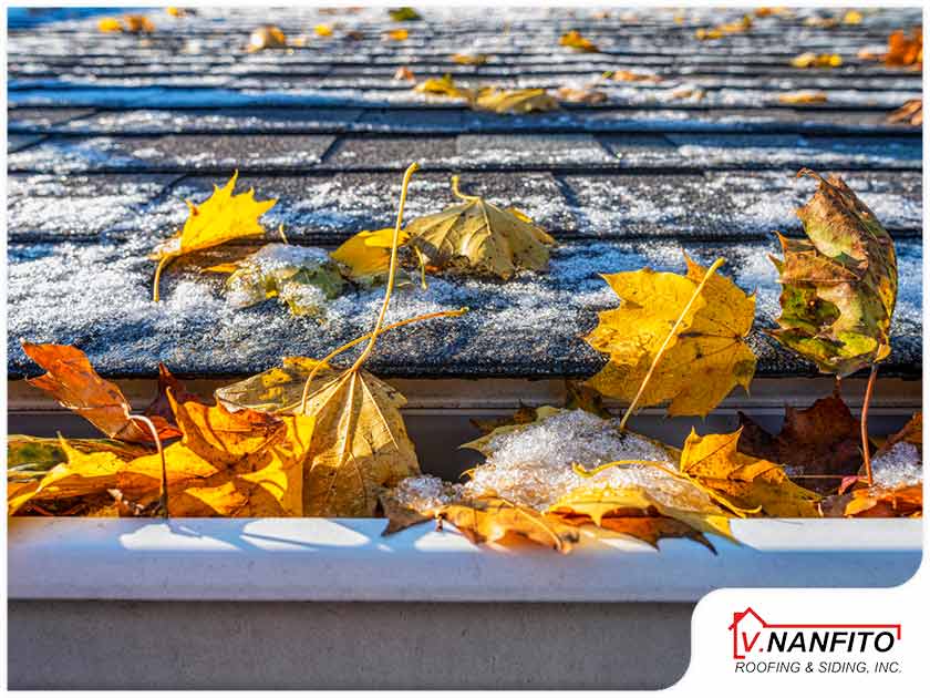 Gutters Cleaned In Winter