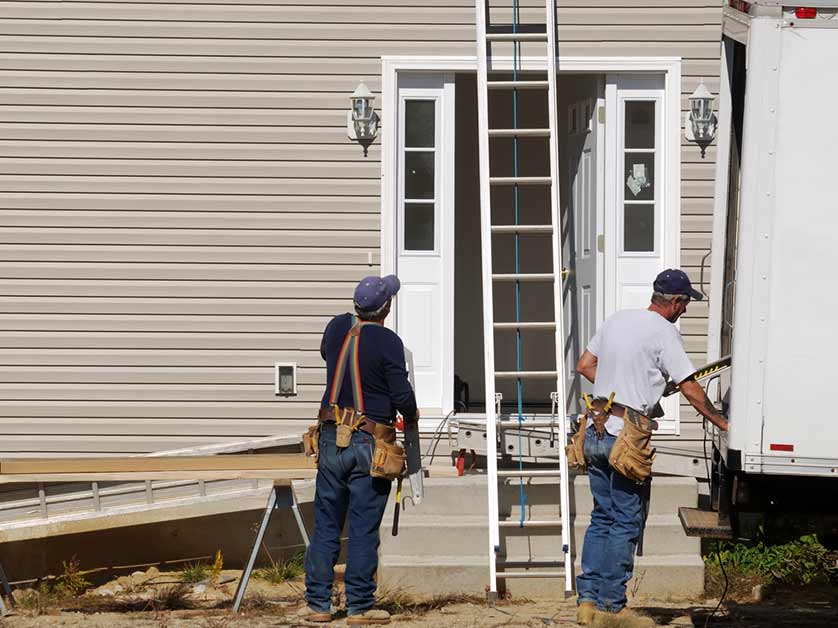 Siding Installation Job