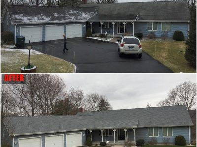 Before and After Residential Roof Repair