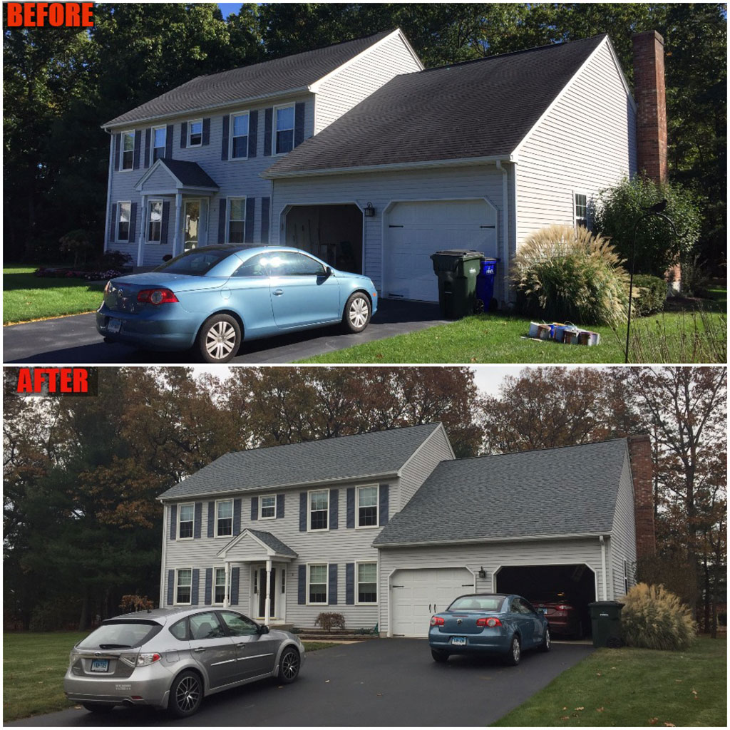 Before and After Residential Roofing Services