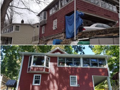 Before and After Residential Siding Services