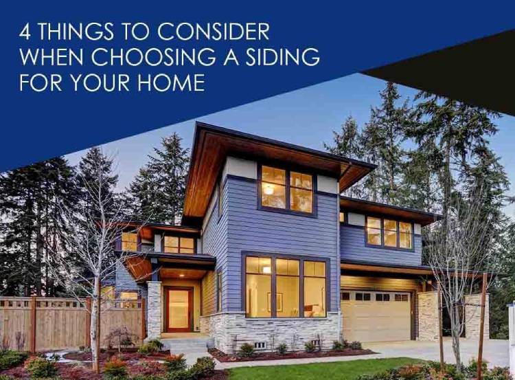 Things to Consider When Choosing New Siding for Your Home