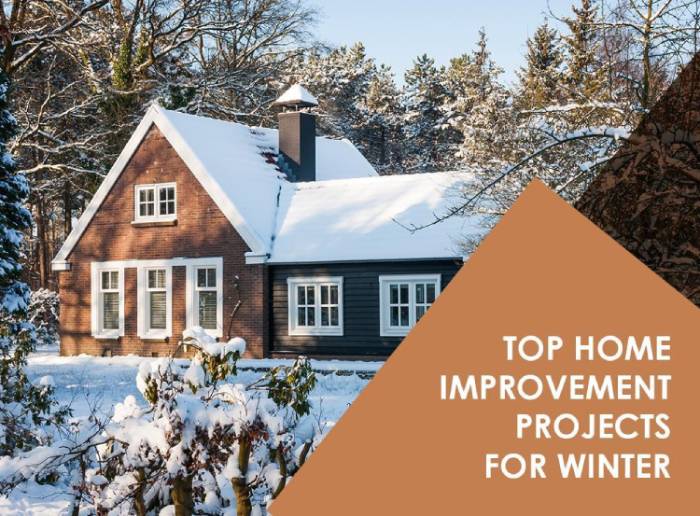 Top Home Improvement Projects for Winter