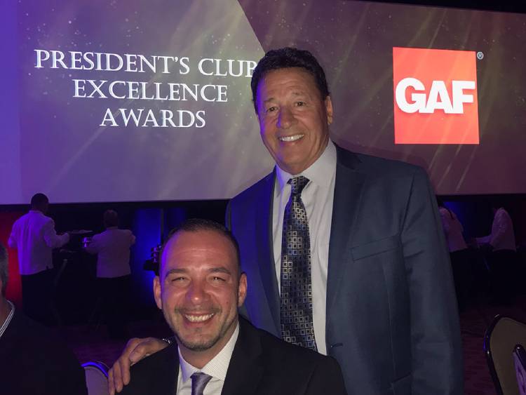 We Are GAF Presidents Club Excellence Award Winners